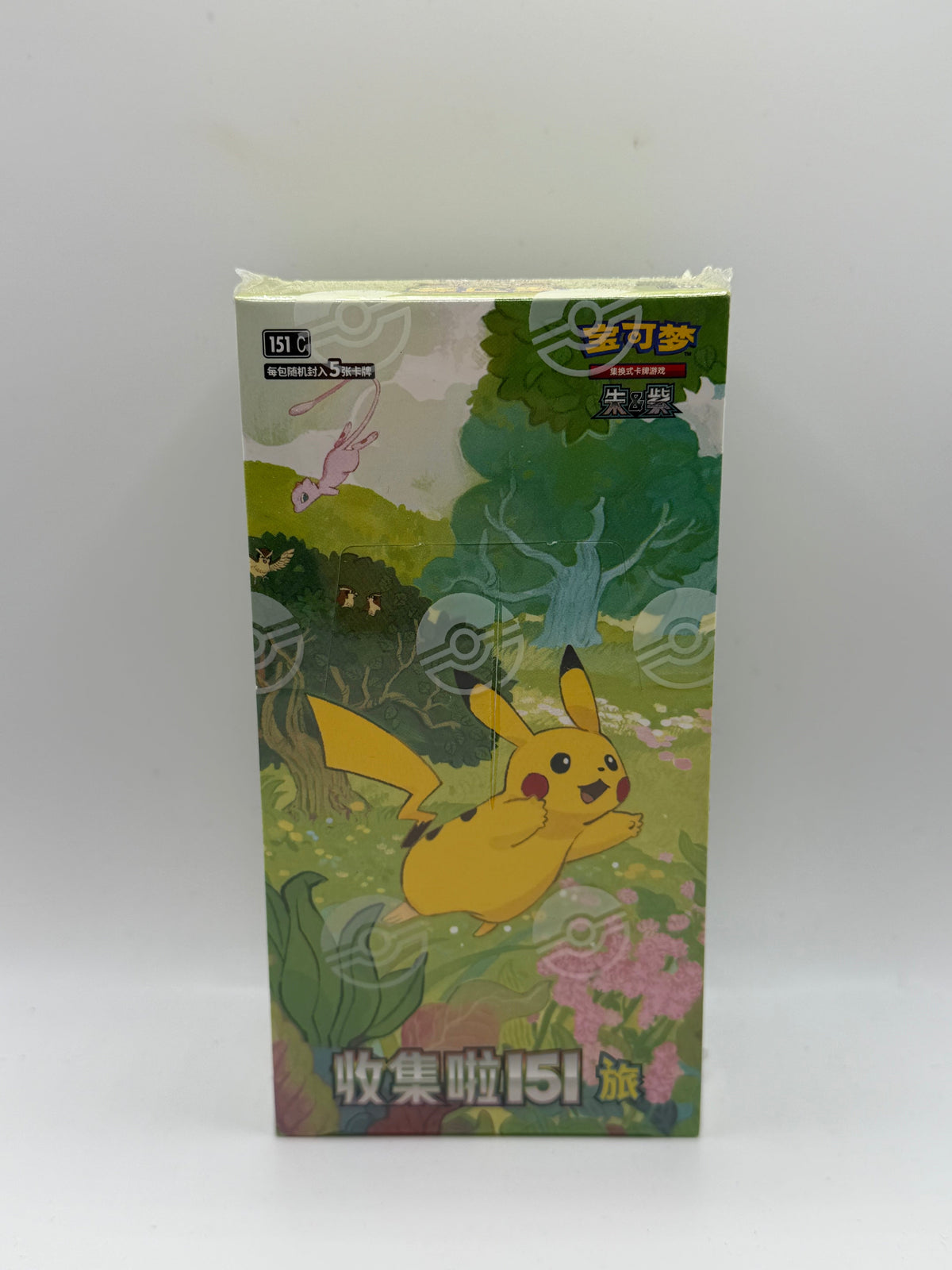 Pokémon TCG: Simplified Chinese Pokémon Card 151 "Journey" Booster Box (151C - 收集啦151 旅 / Mew)