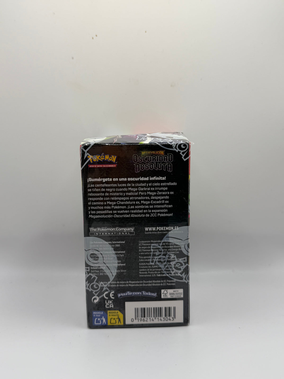 Pokémon TCG: Mega Evolution - Oscuridad Absoluta Booster Bundle (Expositor de Sobres de Mejora)