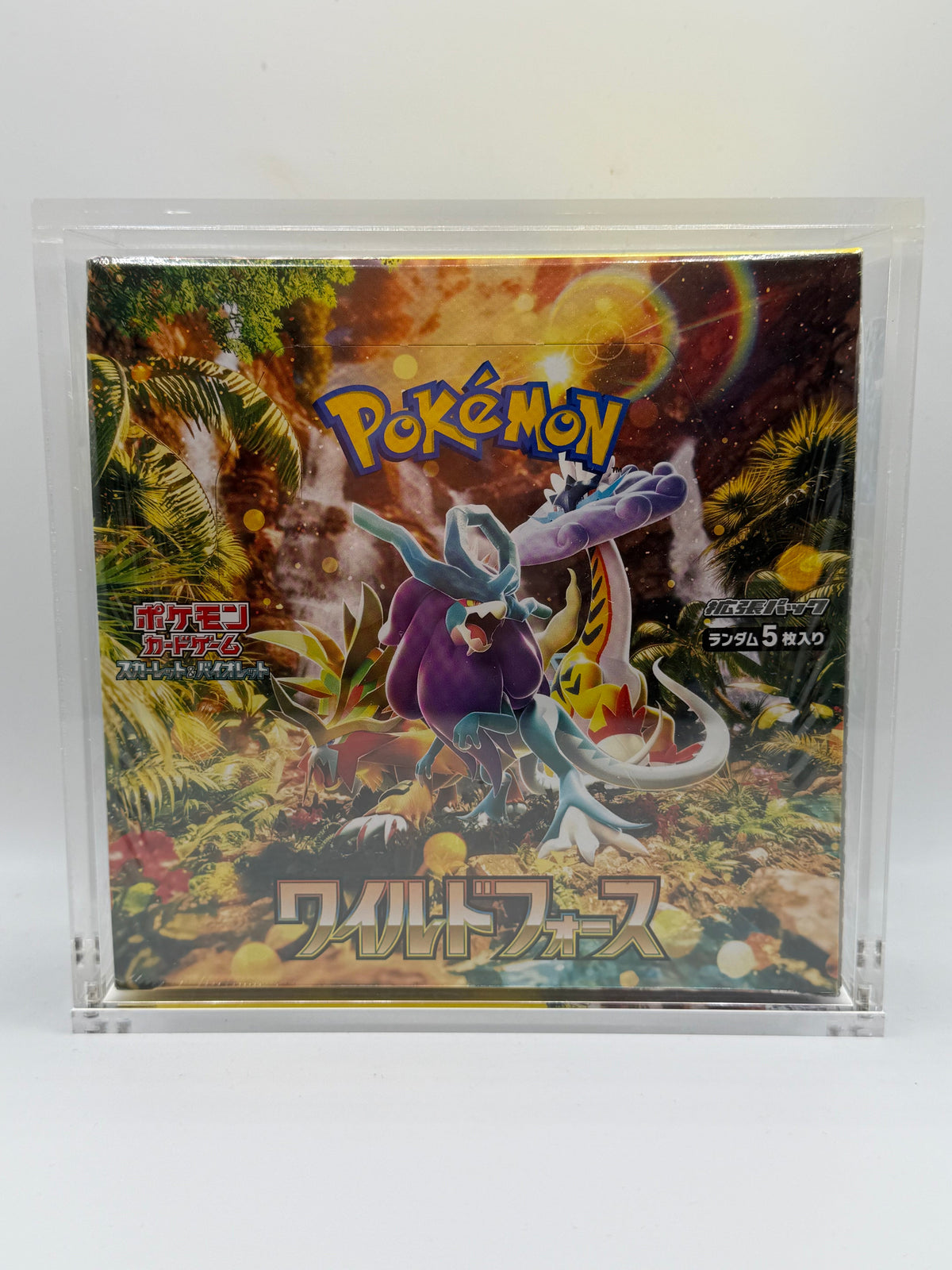 Pokémon TCG: Japanese Wild Force Booster Box (SV5K - ワイルドフォース / Walking Wake ex)