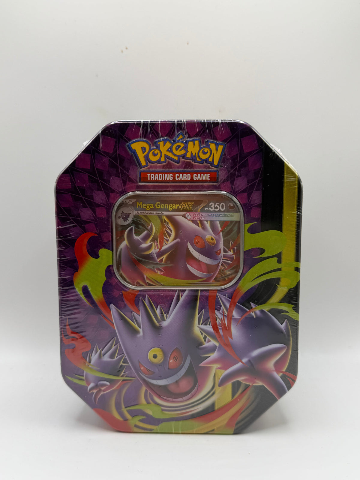 Pokémon TCG: Mega Evolution - Mega Gengar ex Collector's Tin (Scatola da Collezione Mega Chiarodiluna - Mega Gengar ex)