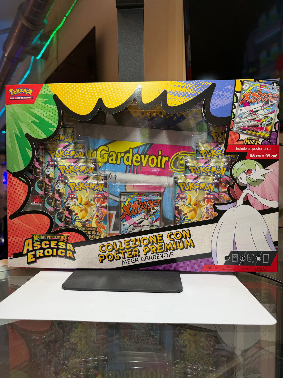 Pokémon TCG: Mega Evolution - Ascending Heroes Premium Poster Collection (Colección con Póster Prémium Mega-Gardevoir)