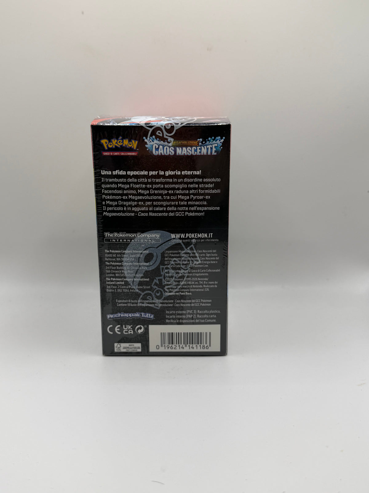 Pokémon TCG: Mega Evolution - Rising Chaos Booster Display Box (Espositore di Buste Megaevoluzione - Caos Nascente)