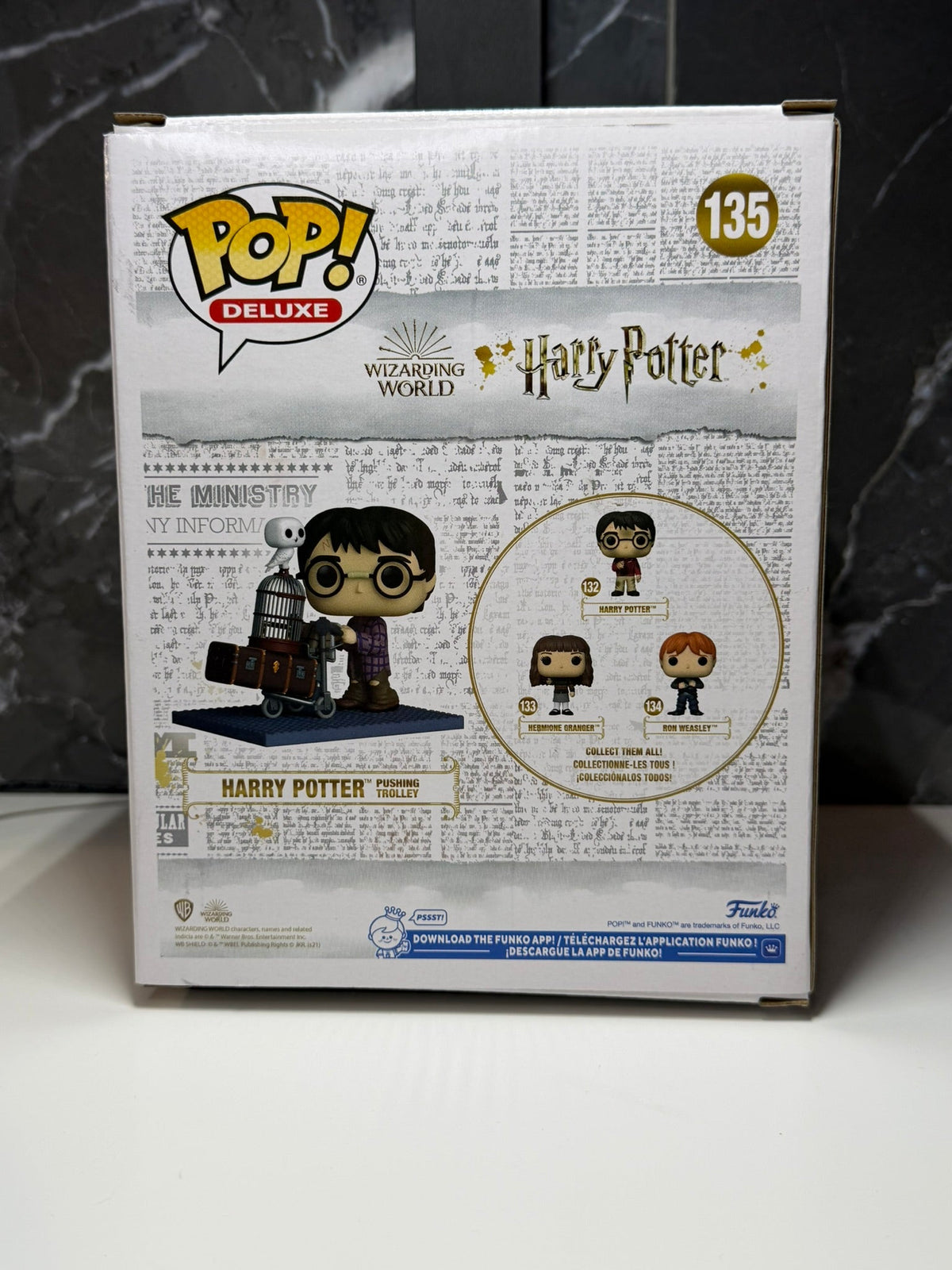 Funko Pop! Deluxe Harry Potter empujando el carrito #135 – Harry Potter