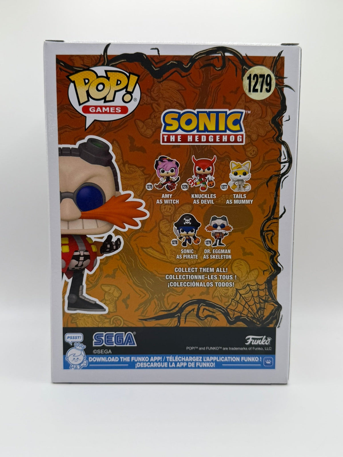 Funko Pop! Dr. Eggman de esqueleto #1279 – Sonic the Hedgehog