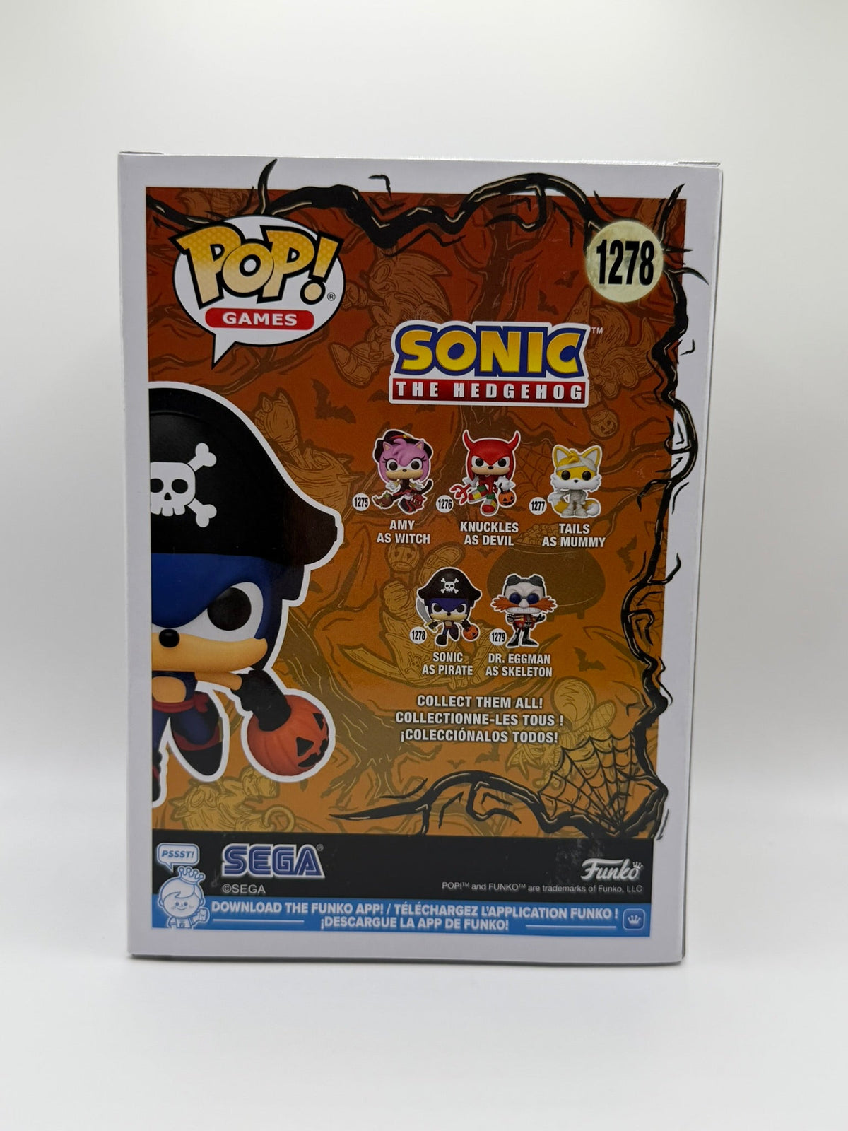 Funko Pop! Sonic de pirata #1278 – Sonic the Hedgehog