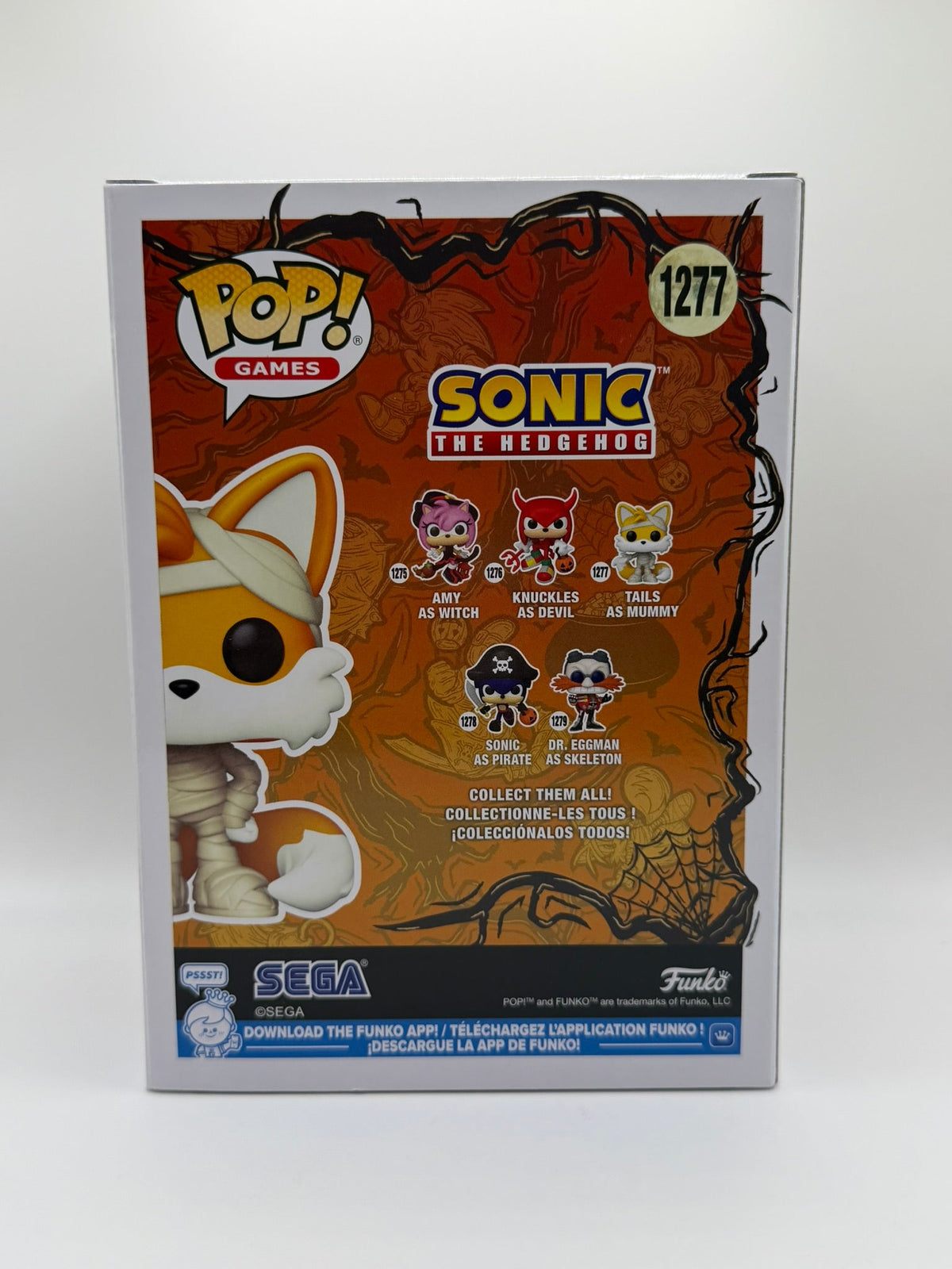 Funko Pop! Tails de momia #1277 – Sonic the Hedgehog
