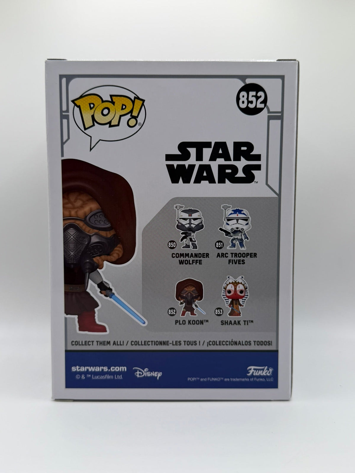 Funko Pop! Plo Koon #852 – Star Wars – Glow in the Dark