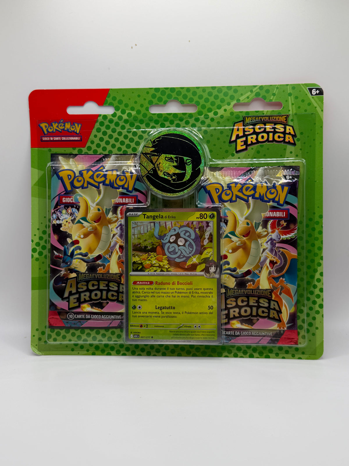 Pokémon TCG: Erika's Tangela 2-Pack Blister - Megaevolution Heroic Ascent