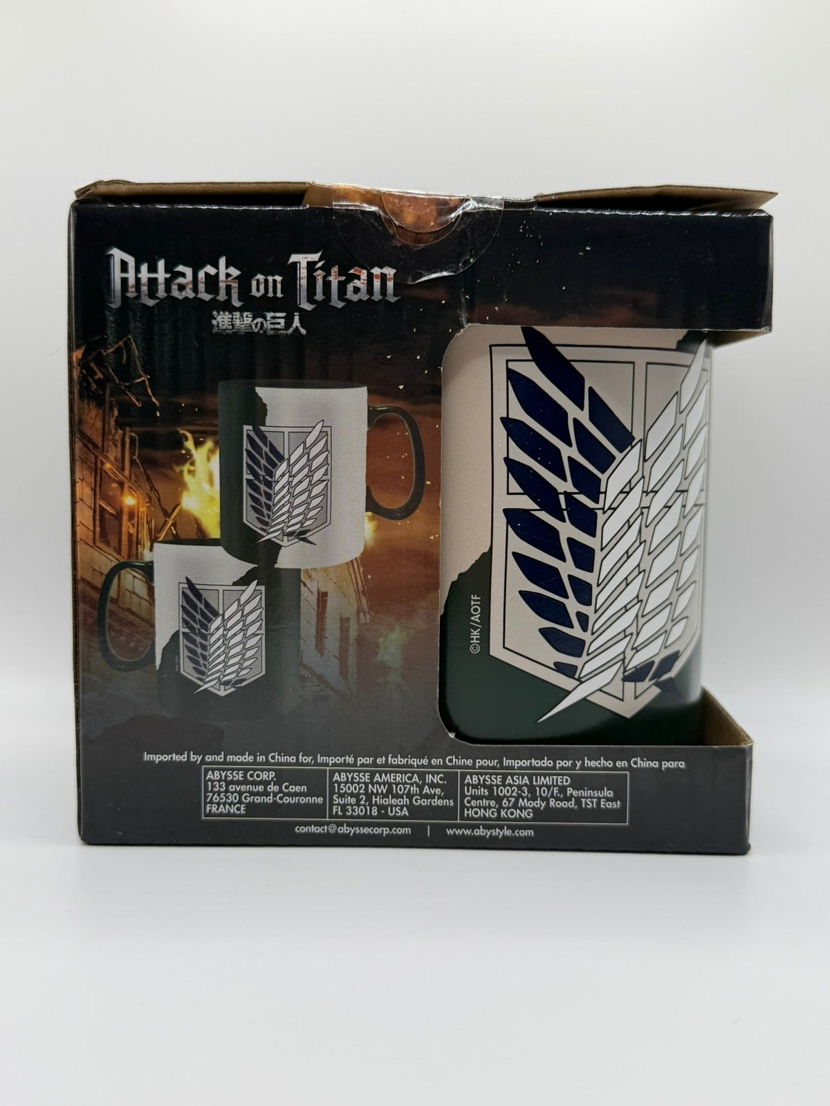 Taza Emblema Cuerpo de Exploración 460 ml – Ataque a los Titanes – ABYstyle