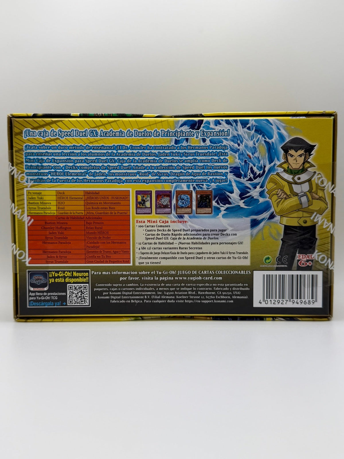 Yu-Gi-Oh! Speed Duel GX – Parcial Paradoja | Mini Caja (Español)