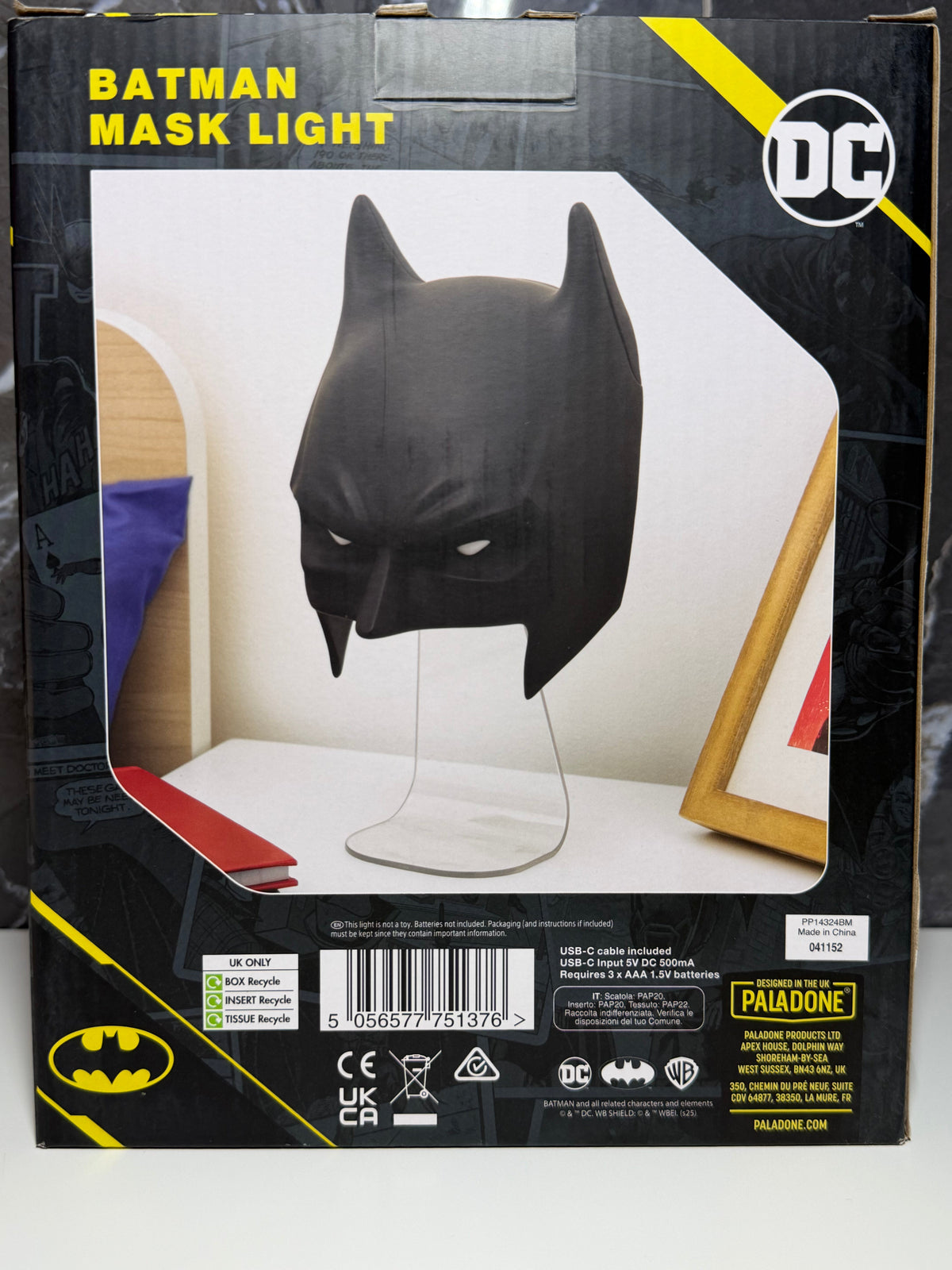 Lámpara Máscara de Batman – DC Comics – Paladone
