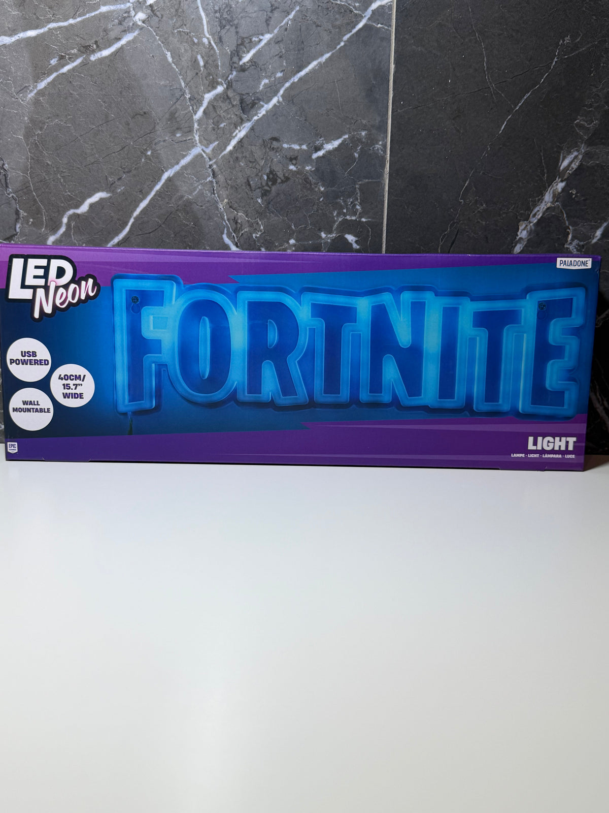 Lámpara LED de neón Fortnite – Logo de pared 40 cm – Paladone