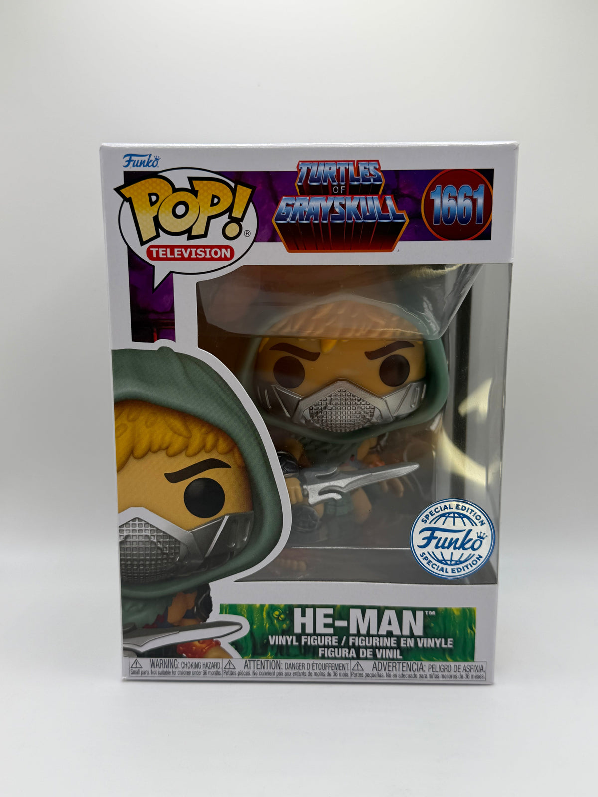 Funko Pop! He-Man Stealth Ninja n.º 1661 – Turtles of Grayskull – Edición Especial