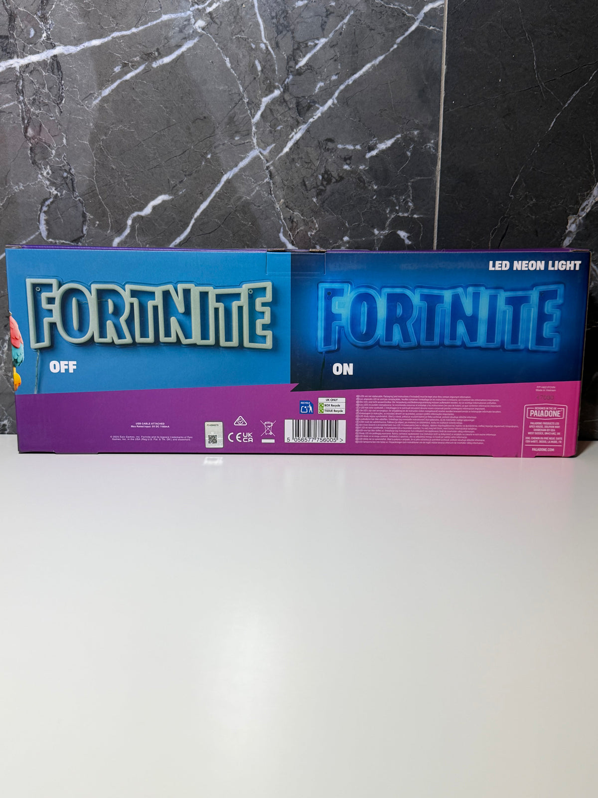 Lámpara LED de neón Fortnite – Logo de pared 40 cm – Paladone
