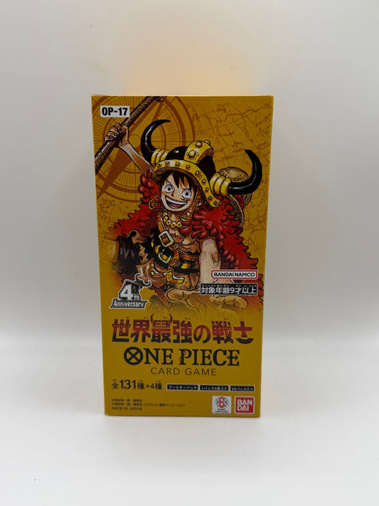 One Piece Card Game OP-17: The World's Strongest Warriors Booster Box (Japanese)