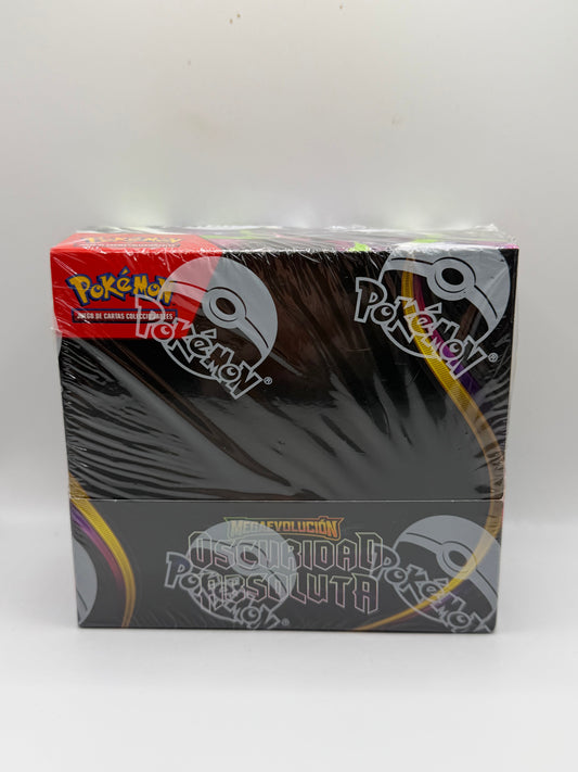 Pokémon TCG: Mega Evolution - Pitch Black Booster Display Box (Expositor de Sobres Megaevolución - Oscuridad Absoluta)