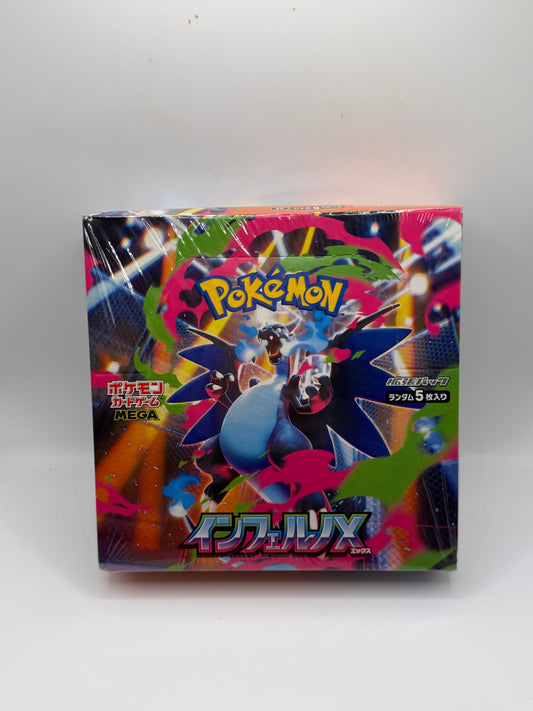 Pokémon TCG Japanese: MEGA Expansion Pack - Inferno X Booster Box (M2) - Mega Charizard X ex