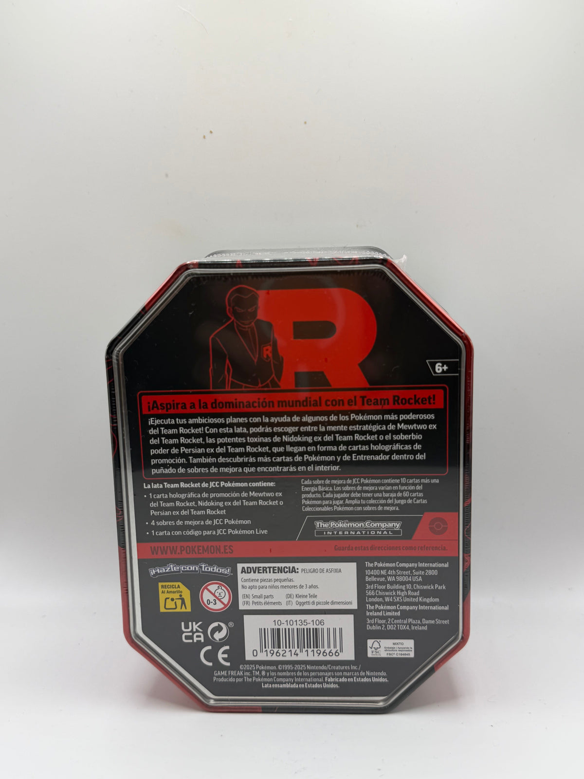 Pokémon TCG: Team Rocket Tin - Team Rocket's Nidoking ex (Lata Team Rocket)