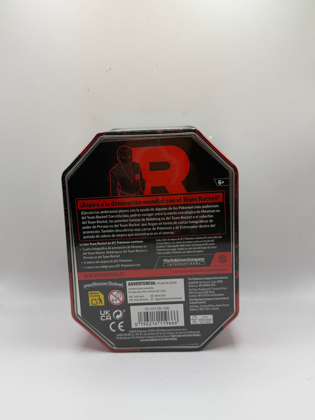 Pokémon TCG: Team Rocket Tin - Team Rocket's Mewtwo ex (Lata Team Rocket)