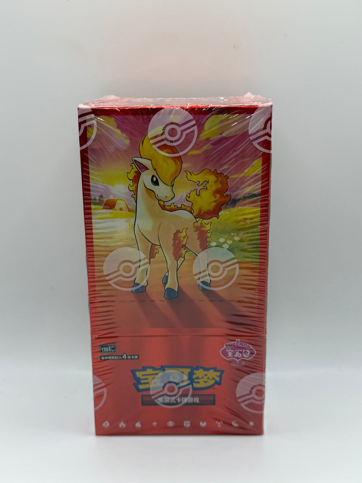 Pokémon TCG: Simplified Chinese Gem Pack Vol. 4 Booster Box (CBB4C - 宝可梦宝石包 Vol.4 / Ponyta)