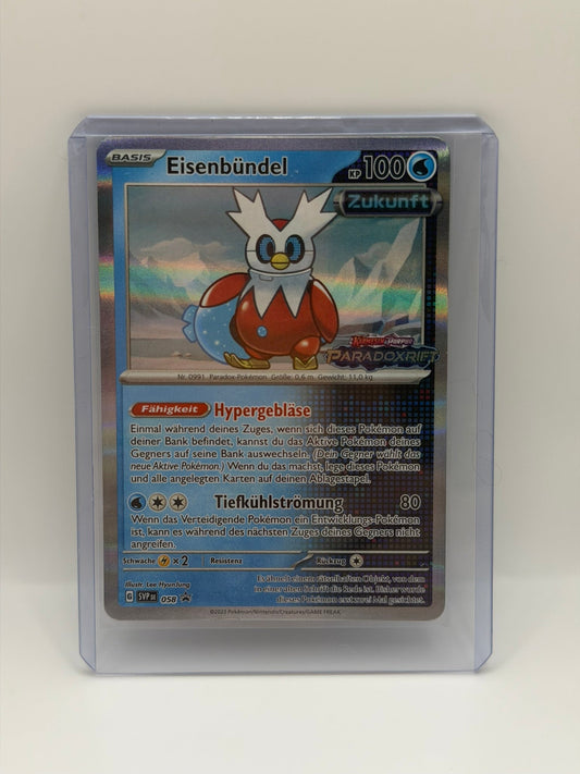 Pokémon TCG – Eisenbündel (Iron Bundle) 058 | Promo SVP (sello Paradoxrift) (Alemán)