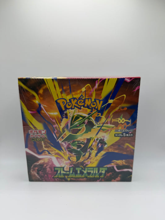 Japanese Mega Evolution - Storm Emerald Booster Box (ストームエメラルド / Mega Rayquaza)
