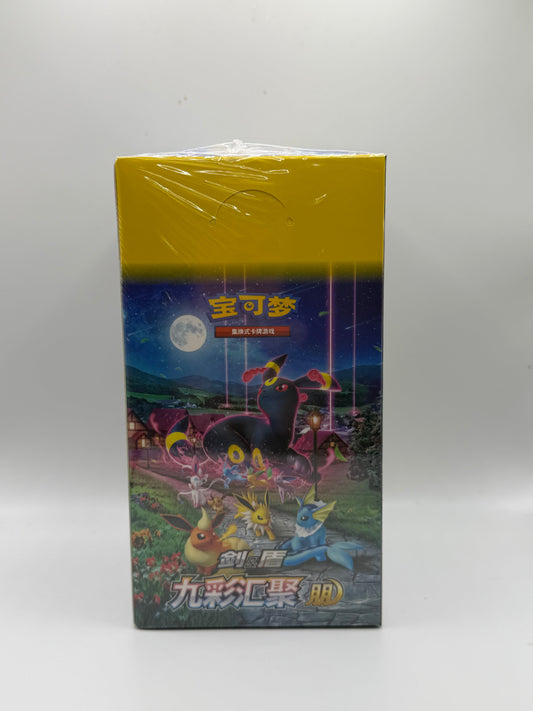 Pokémon TCG: Simplified Chinese Nine Colors Gathering Booster Box (CS4aC - 九彩汇聚 / Umbreon & Eeveelutions)