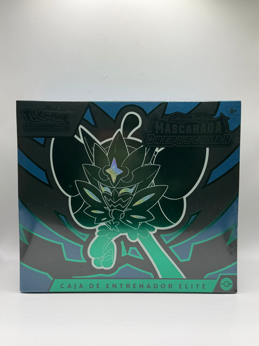 Pokémon TCG: Scarlet & Violet - Twilight Masquerade Elite Trainer Box - Ogerpon (Caja de Entrenador Élite - Escarlata y Púrpura: Mascarada Crepuscular)