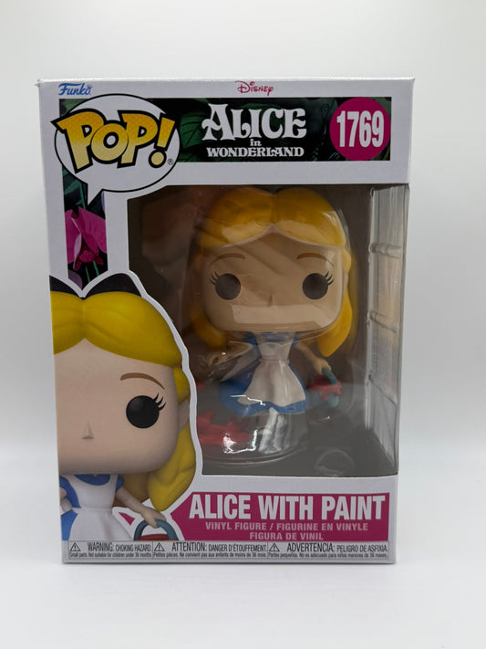 Funko Pop! Alicia con pintura #1769 – Alicia en el País de las Maravillas