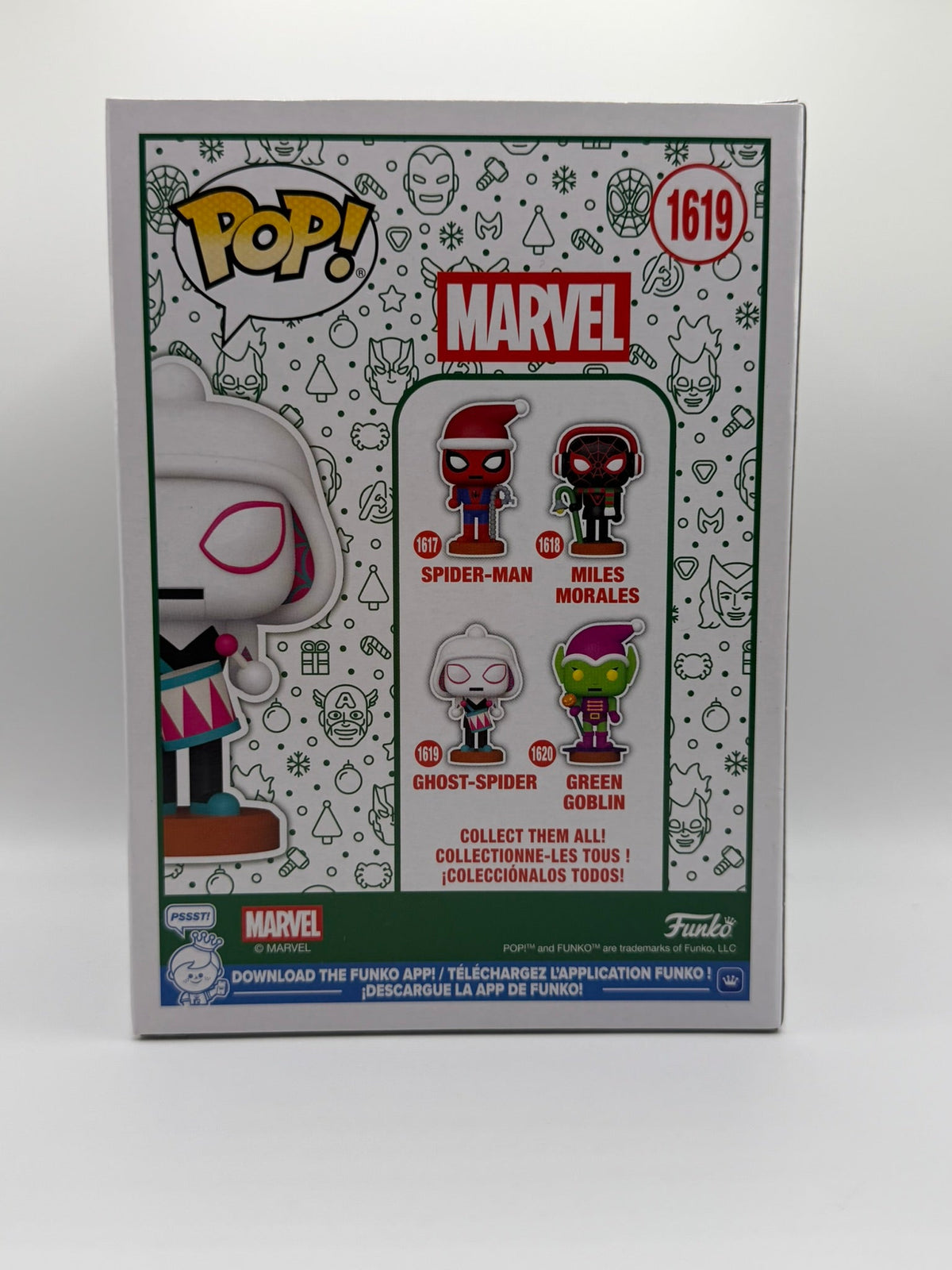 Funko Pop! Ghost-Spider Cascanueces (Navidad) #1619 – Marvel