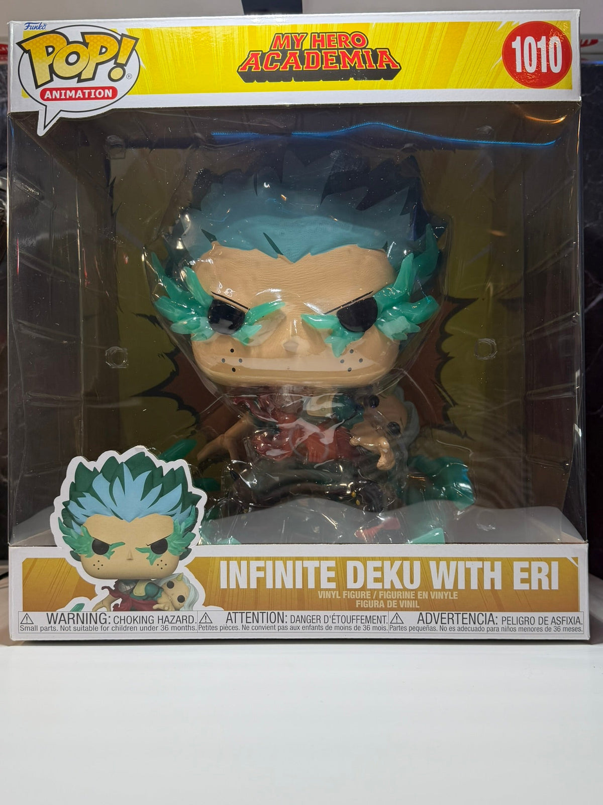 Funko Pop! Jumbo Infinite Deku con Eri 10" (25 cm) #1010 – My Hero Academia