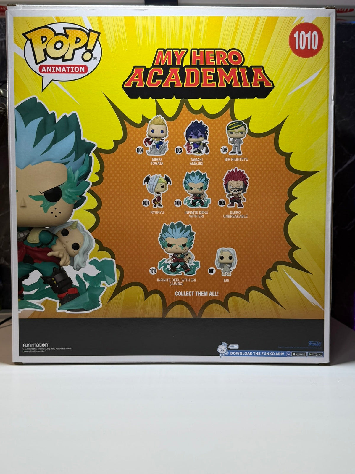 Funko Pop! Jumbo Infinite Deku con Eri 10" (25 cm) #1010 – My Hero Academia