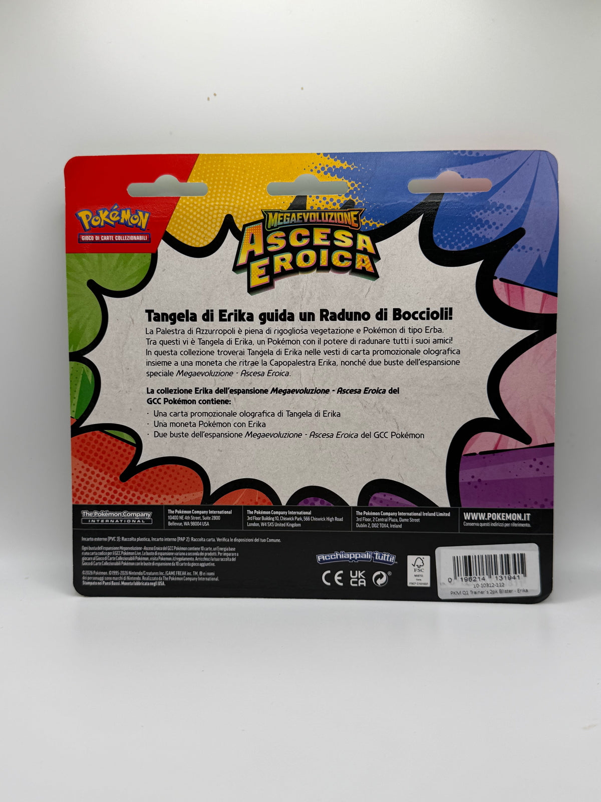 Pokémon TCG: Erika's Tangela 2-Pack Blister - Megaevolution Heroic Ascent