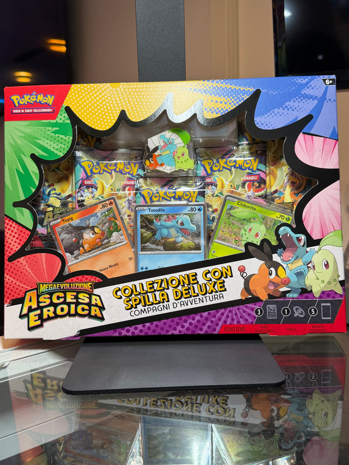 Pokémon TCG: Adventure Partners Deluxe Pin Collection - Megaevolution Heroic Ascent