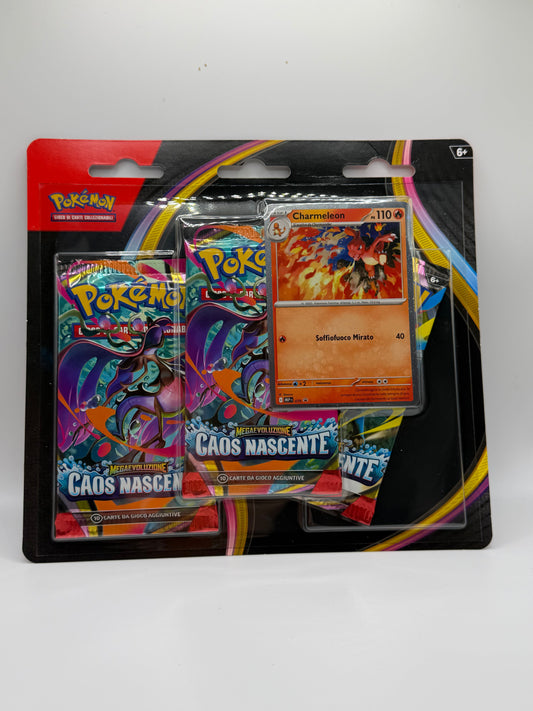 Pokémon TCG: Charmeleon 3-Pack Blister - Megaevolution Nascent Chaos
