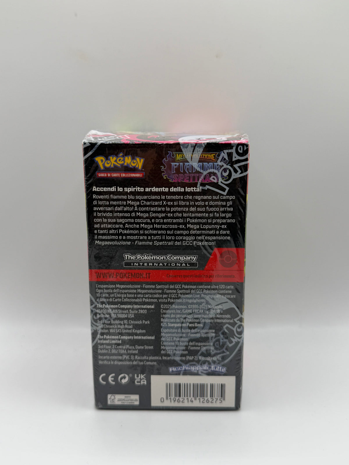 Pokémon TCG: Mega Evolution - Phantasmal Flames Booster Display Box (Espositore di Buste Megaevoluzione - Fiamme Spettrali)