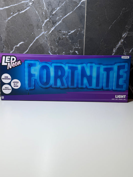 Lámpara LED de neón Fortnite – Logo de pared 40 cm – Paladone