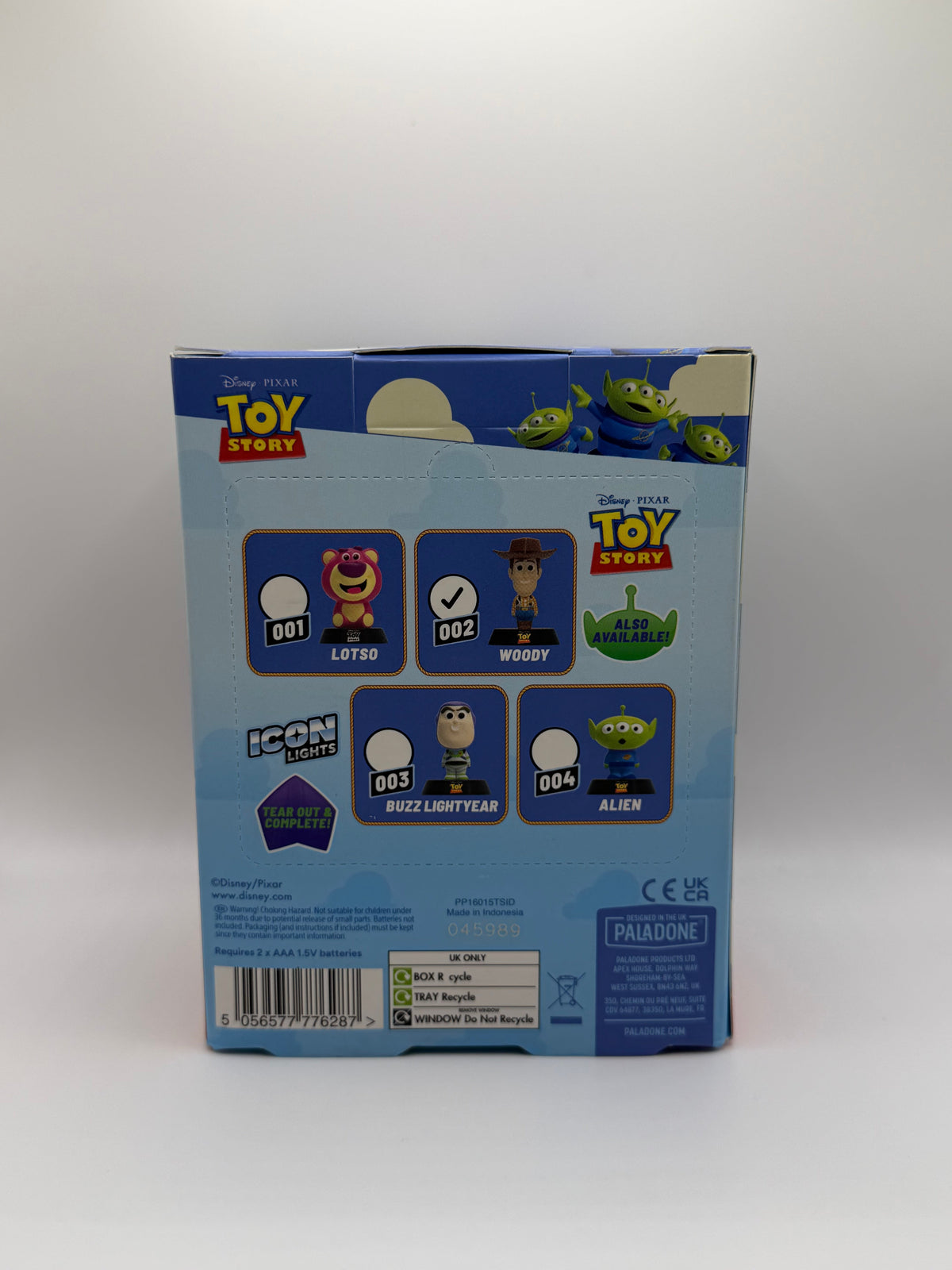 Lámpara Woody #002 – Toy Story – Paladone Icon Lights