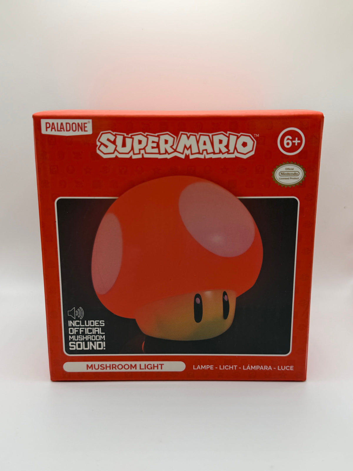 Lámpara Champiñón Super Mario con Sonido – Nintendo – Paladone
