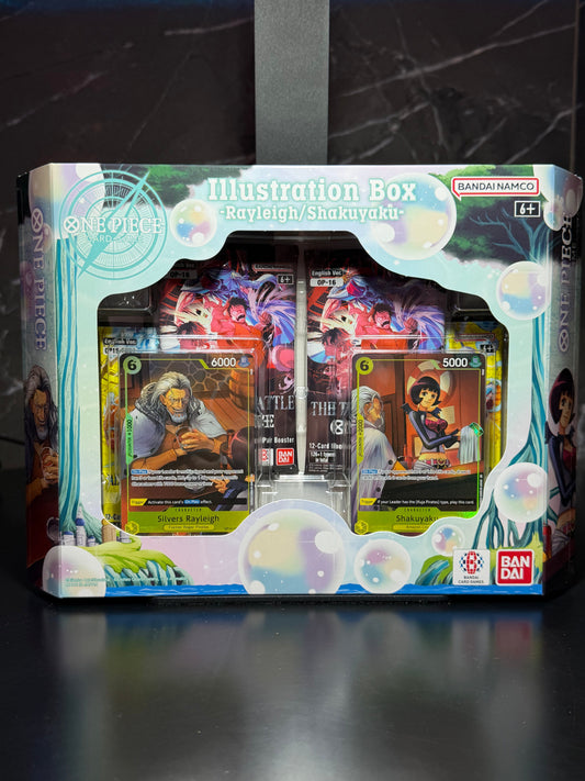 One Piece Card Game – Illustration Box Vol. 7: Rayleigh / Shakuyaku (IB-07) | Inglés